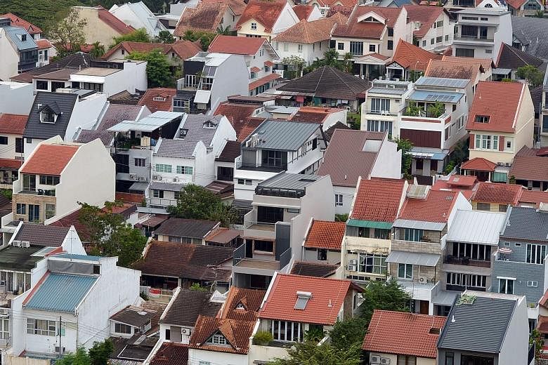 Savills Singapore research head Alan Cheong says landed homes posted a bigger price decline than private apartments and condominiums over 15 quarters, before prices turned up in the third quarter. This narrowed the price differential between the two 