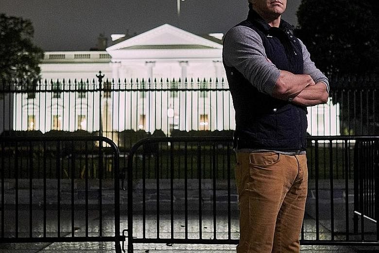 Film-maker Jason Blum (above, outside the White House) says Halloween was the biggest holiday when he was a child.
