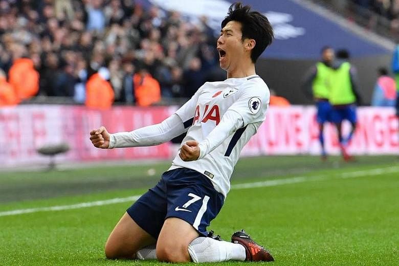 Football: Spurs' Son Heung Min spurred on after overtaking 'idol' Park Ji  Sung as the Premier League's top Asian scorer