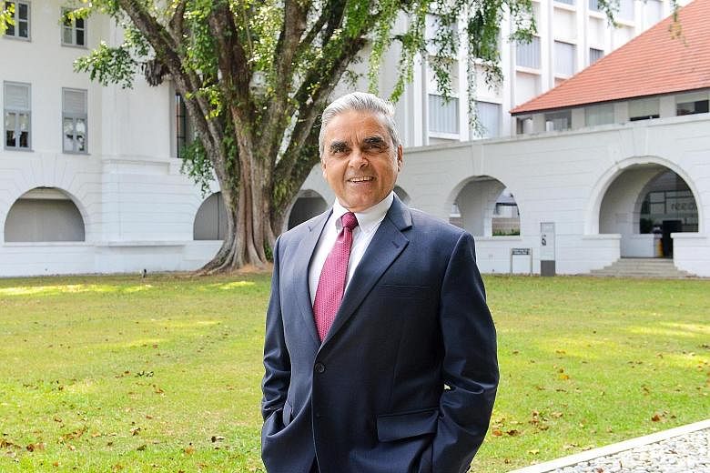 Professor Kishore Mahbubani said he wanted to "focus on a new career that involves more time spent on reading, reflection and writing" after 46 years in administrative positions.