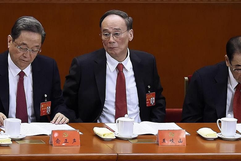 Mr Wang Qishan said political corruption includes the formation of special interest groups to try and seize power.