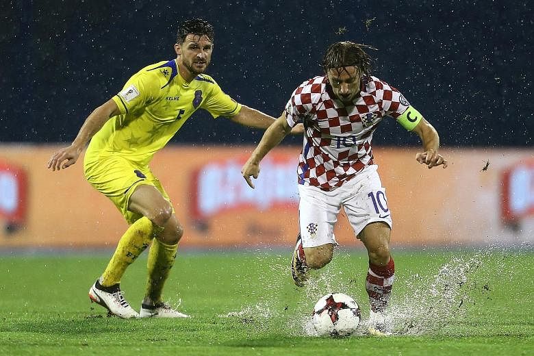 When it rains, it pours for Luka Modric, who has experienced a tough year in which his reputation was tarnished over allegedly giving false testimony at a corruption trial. Even this Sept 2 qualifier against minnows Kosovo was abandoned owing to an u