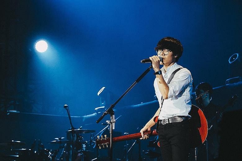 Popular Taiwanese music acts such as singer-songwriter Crowd Lu (left) will make an appearance at the Esplanade festival.