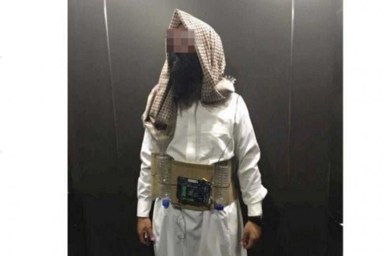 Malaysia Man Who Dressed Up As Suicide Bomber For Halloween Surrenders To Police The Straits Times