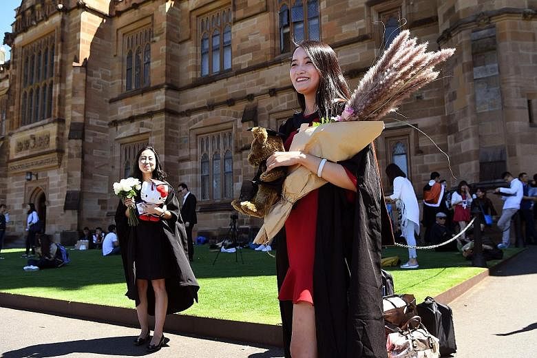 The international student sector in Australia was worth about A$28.6 billion (S$29.8 billion) last year, according to an analysis by the Australian Bureau of Statistics. This makes education Australia's third-largest export behind iron ore and coal.