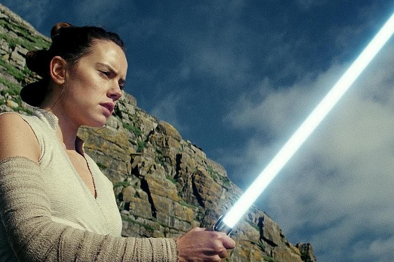 Star Wars: The Last Jedi stars Daisy Ridley.