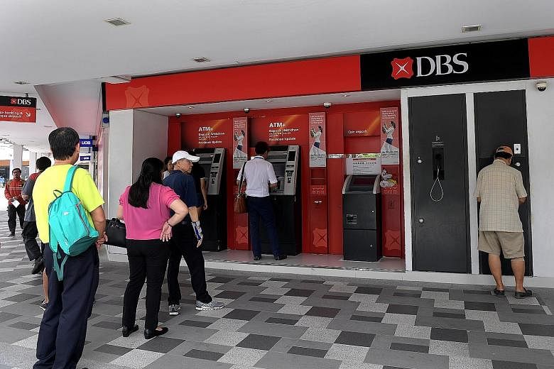 DBS is plugging one of its data centres here into the cloud, a move which will make the centre 75 per cent cheaper to run. Also, with cloud technologies, the bank can deliver products to customers at a faster rate.