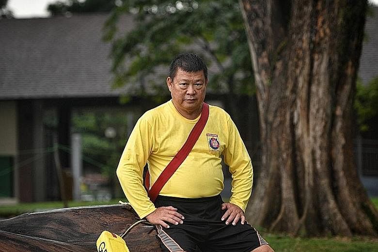 With 45 years of experience, Mr George Lee is the most experienced lifeguard on patrol at the Changi Point coast. He is also president of the Singapore Life Guard Corps, where he has been volunteering since 1972.
