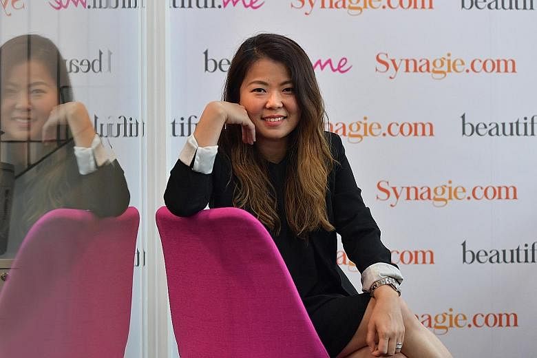 Ms Olive Tai was working at Watsons as a trading director when she noticed there were no equivalent personal care stores online. She decided to start something to help companies in the fast-moving consumer goods sector manage their online inventory f