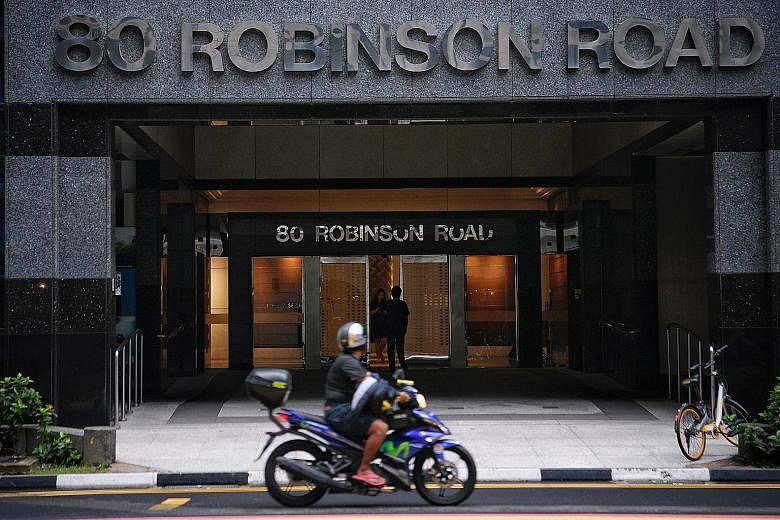The new fintech innovation hub, 80RR Fintech Hub SG, is being set up in an office building owned by Hong Leong Group in the heart of the central business district.