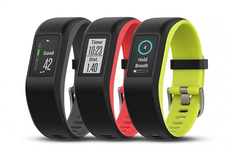 The vivosport, although not sleek or trendy, has a compact body and comes with a colour touchscreen display and built-in GPS.