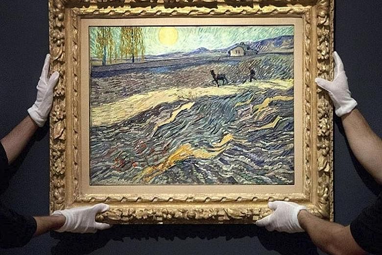 Laboureur Dans Un Champ (above) by Vincent van Gogh was valued at US$50 million, or about S$68.1 million.