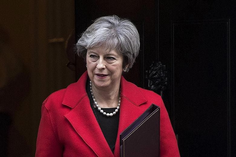 Reports that dozens of Conservative MPs were backing a move to oust British Prime Minister Theresa May caused the pound to drop on Monday.