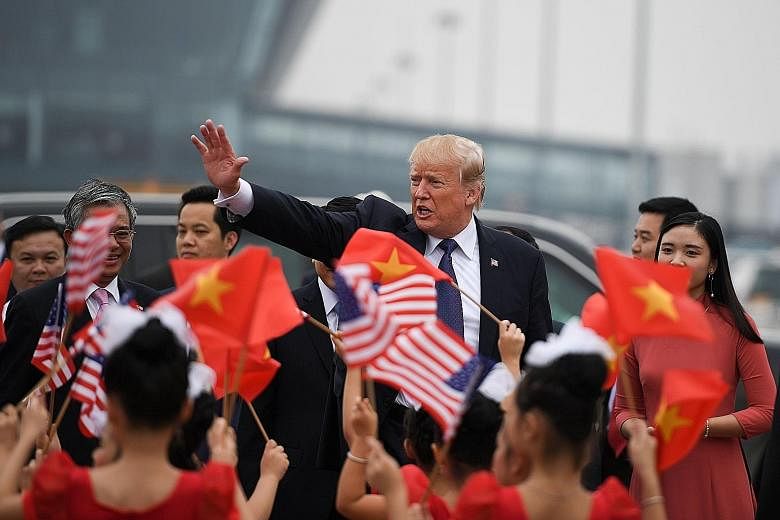 Mr Trump leaving Hanoi on Sunday, and heading to Manila for the next leg of his trip. One expert says Mr Trump's performance was weakest at the Apec summit in Danang.