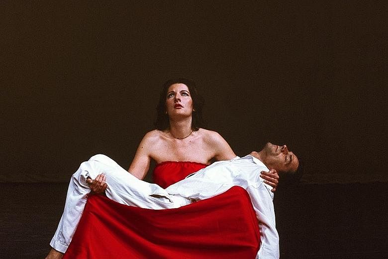 This photo of performance artist Marina Abramovic's work will be on display at the museum.