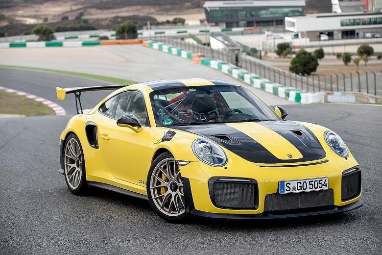 The Porsche 911 GT2 RS is armed with a 700bhp twin-turbo 3.8-litre engine.