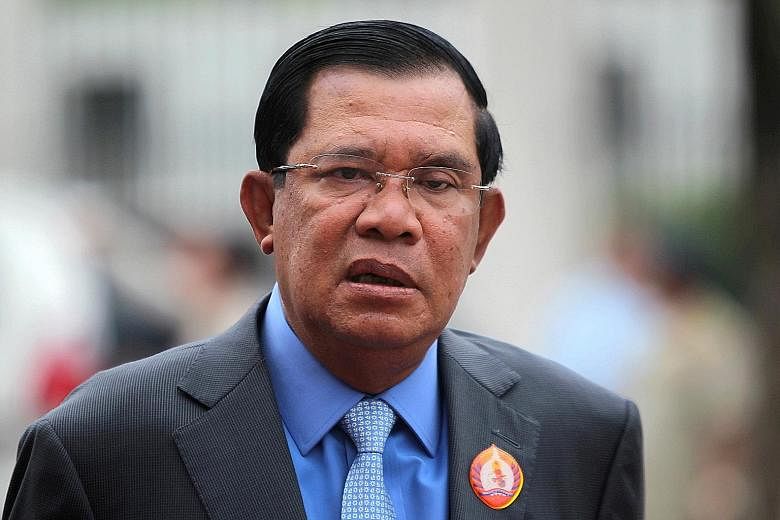 Fresh News website reported that Mr Hun Sen said in a speech to garment workers that he welcomed the US aid cut.