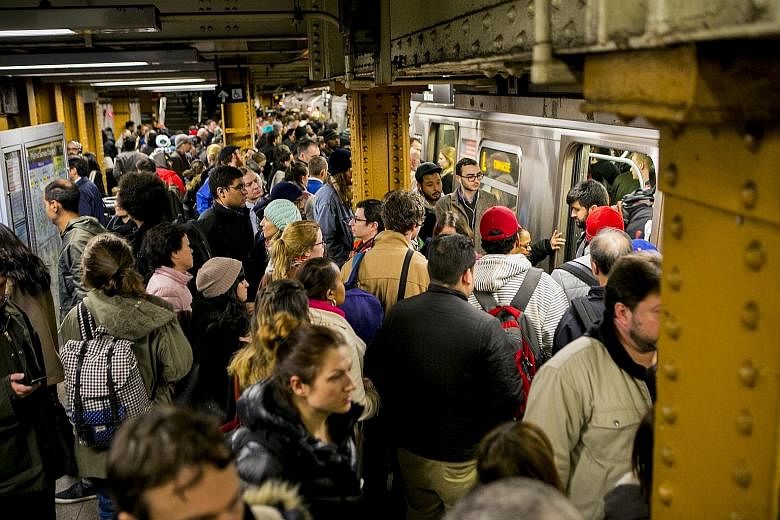 Daily ridership on the New York City subway system has nearly doubled in the past two decades to 5.7 million, but New York is the only major city in the world with fewer miles of track than it had during World War II. Its subway also has the worst on