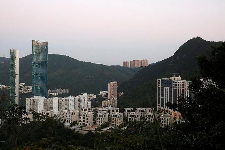A general view of the Mount Nicholson project developed by Wheelock and Co. The luxury apartment at The Peak was sold for HK$560 million (S$97.5 million) to an unidentified buyer, according to the South China Morning Post.