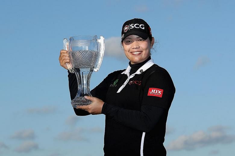 Thai golfer Ariya Jutanugarn's win on Sunday at the LPGA Tour Championship was her second title in 2017.