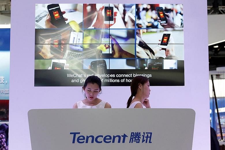 Tencent's WeChat messaging service has close to one billion users, and the firm's online and mobile games brought in over US$4 billion in sales last quarter.