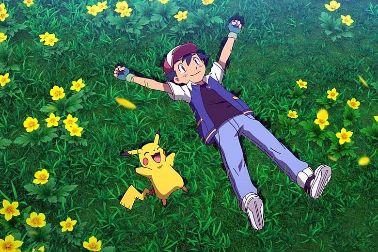 Ash (right) and Pikachu set out on new adventures in Pokemon The Movie: I Choose You.