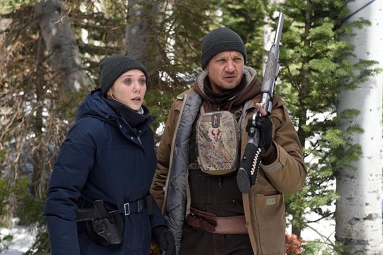 Jeremy Renner and Elizabeth Olsen investigate a murder at Wind River Indian Reservation.
