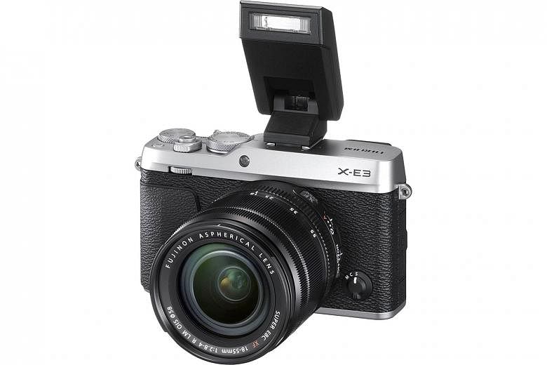 The Fujifilm X-E3 is the first X-series mirrorless camera to come with Bluetooth, allowing constant connection to a smartphone for quick transfer of images.
