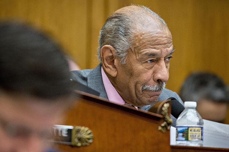Democratic lawmaker John Conyers' staff have accused him of sexual harassment.