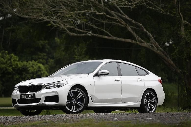 The BMW 640i Gran Turismo sits on a well-sorted chassis with wide tracks, self-levelling air suspension and intelligent all-wheel-drive.