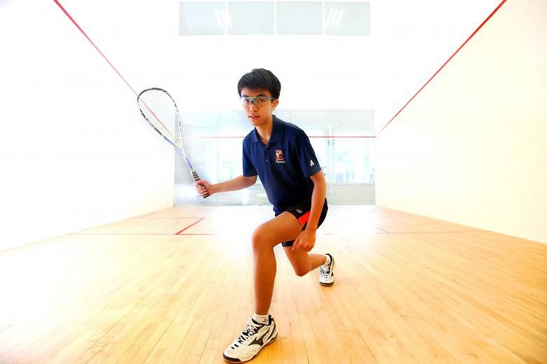 His passion for squash and a desire to keep improving himself make ACS(I) C Boys' captain Kan Weng Yean a worthy winner of The Straits Times Young Star of the Month award for school athletes.