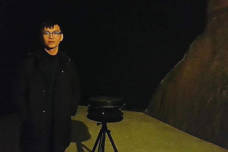 Artists Ong Kian Peng (left) and Teow Yue Han are among the Singaporeans whose works are on show at the Total Museum of Contemporary Art in Seoul as part of the Seoul/Singapore Open Media Art Festival. The festival was first launched in Singapore in 