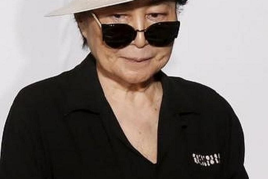 Yoko Ono has identified the items, including diaries (above) and eyeglasses (left), as having been taken from her home.