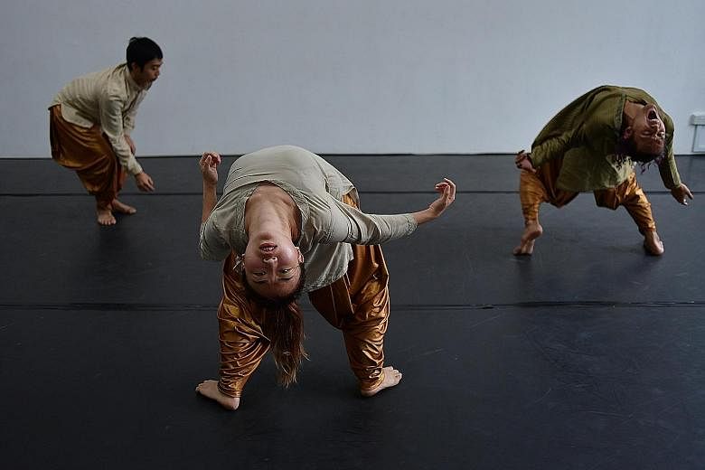 Dancers in Anwesha - Beyond The Darkness worked with clients from the Singapore Association for Mental Health's Creative Hub.