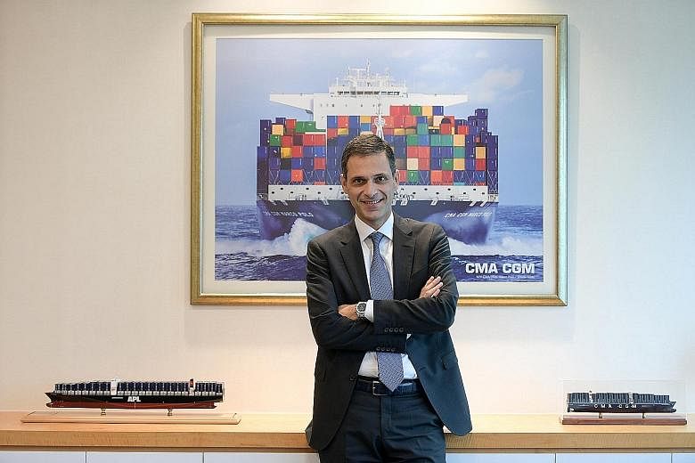 CMA CGM chief executive Rodolphe Saade will take over from his father as chairman of the group.