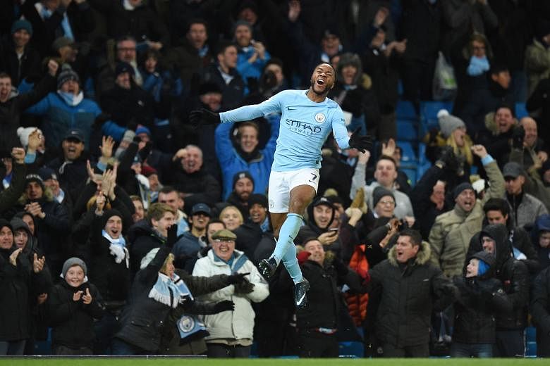 Manchester City's Raheem Sterling has never scored more than 11 goals in a single season before this campaign but the winger has 13 goals in all competitions this term - eight in the final 10 minutes of matches.