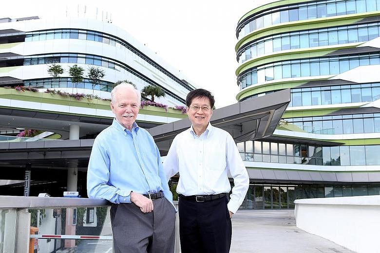 Singapore University of Technology and Design president Thomas Magnanti is stepping down on Dec 31 after an eight-year term, and provost Chong Tow Chong will be the acting president. Professor Chong says SUTD's next phase will be "big and bold", in v