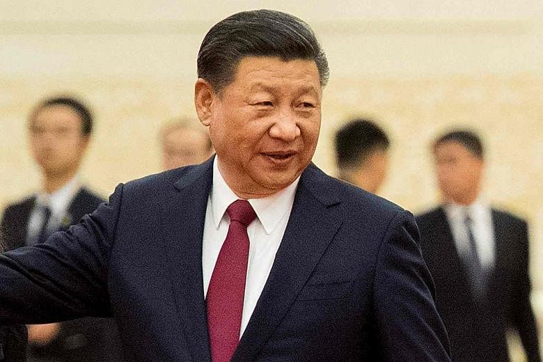 Chinese President Xi Jinping, who has been named ST's Asian of the Year, has called for all countries to "jointly shape the future of the world".