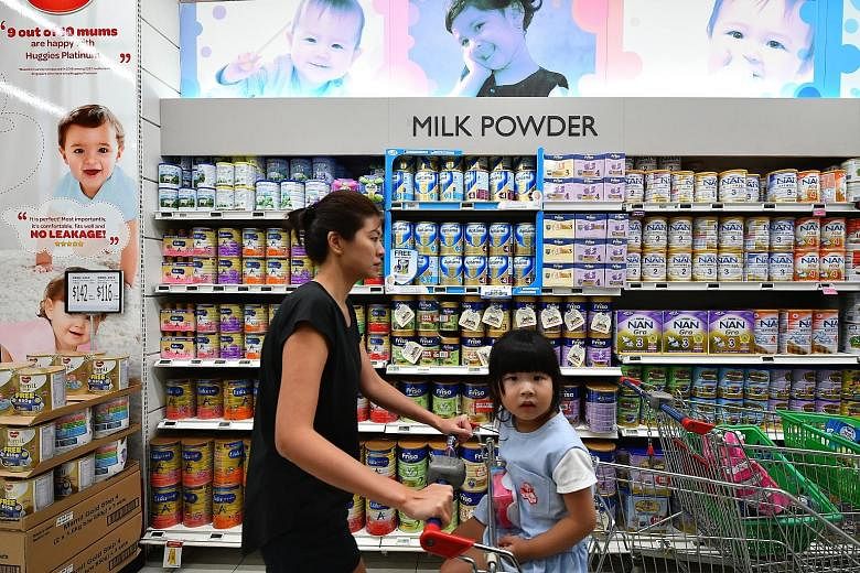 The AVA said brands need not highlight the composition of formula milk as all products need to contain the nutrients it has listed in its rules.
