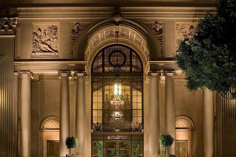 The Millennium Biltmore Hotel Los Angeles. M&C owns, runs, invests in or franchises 137 hotels in 27 countries worldwide.