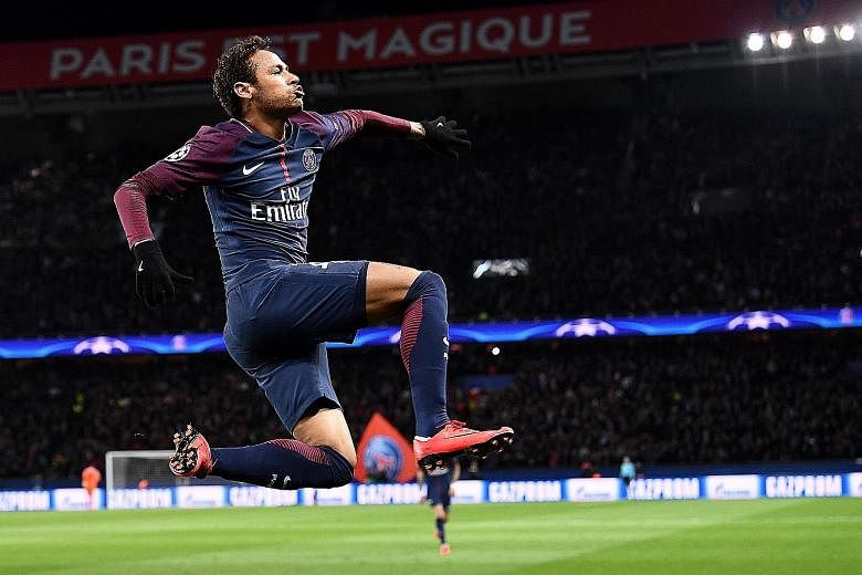 Paris Saint-Germain striker Neymar, the world's most expensive player, will come up against five-time Ballon d'Or winner Cristiano Ronaldo, the highest scorer in Champions League history.