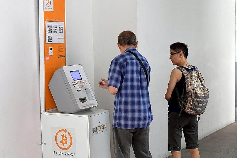 The bitcoin ATM machine at Tiong Bahru Plaza was one of the two that stopped dispensing the cryptocurrency as the network could not keep up with demand. The other one that crashed was at Hong Lim Complex.
