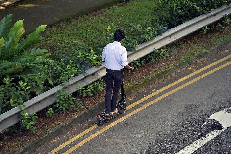 Most PMD users are electric scooter riders. E-scooters form the bulk of the PMDs seized, along with some electric skateboards and hoverboards.