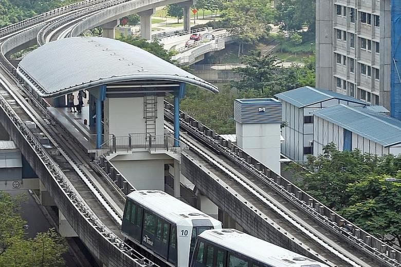 Works to be done on the Sengkang-Punggol LRT include the replacement of viaduct bearings and the strengthening of crosshead structures.