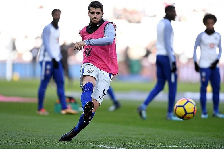 Chelsea striker Alvaro Morata missed the midweek win over Huddersfield due to injury but he is in contention to start the home clash against 11th-placed Southampton. The Blues are 14 points behind leaders Manchester City.
