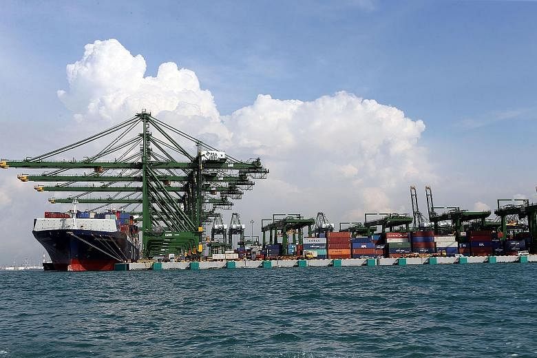 Shipments to most of Singapore's top markets, except Hong Kong and Taiwan, rose last month.