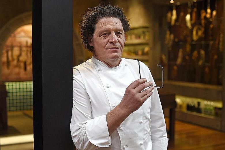 British celebrity chef Marco Pierre White places emphasis on the setting of his restaurant in Mohamed Sultan Road.