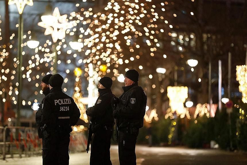 There is a strong police presence at key Christmas markets across Germany this year. 