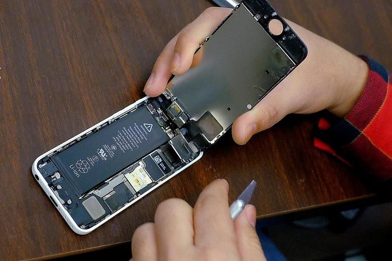 Apple will offer battery replacements for $38 until December next year for anyone with an iPhone 6 or newer model. It will also update its iOS system to let users see whether their battery is in poor health.