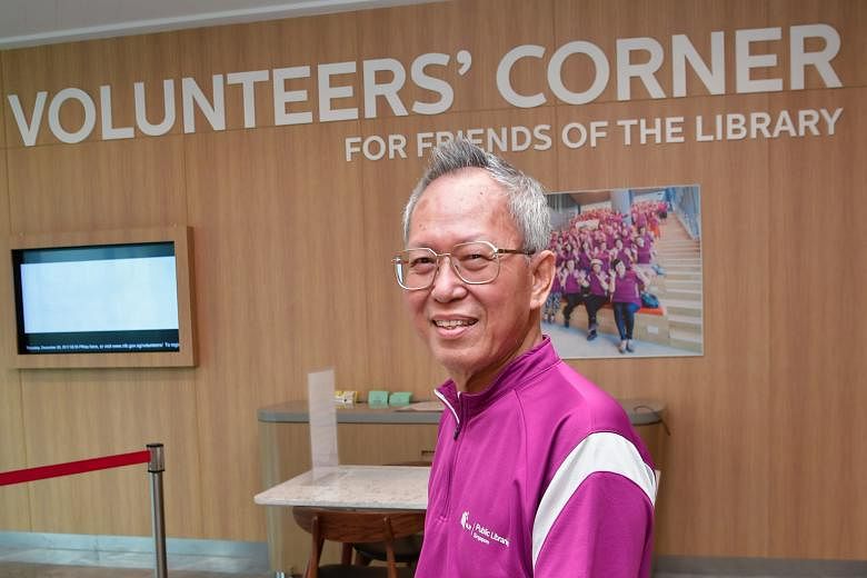 Mr Ho Hew Lee, 75, has been teaching his fellow seniors how to use technology for the past three years.